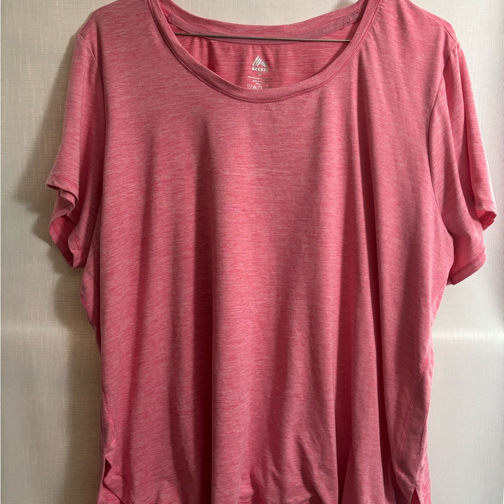 RBX Pink Relaxed Short Sleeve T-Shirt Workout Top